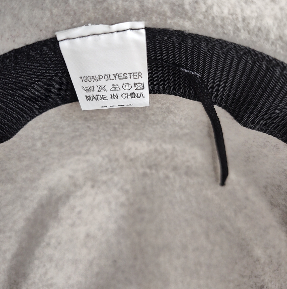 Fadivo Gray Wide Brim Fedora Hat Tan Band Boho Style NWT OS - Picture 10 of 10